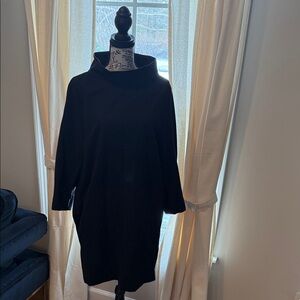 COS Black Long Sleeve Shift Dress